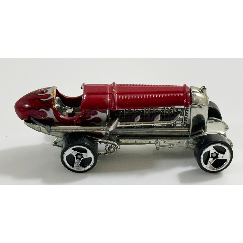 Hot Wheels Torpedo Jones Kids 1:64‎ Red Silver 2001 First Editions Diecast Car